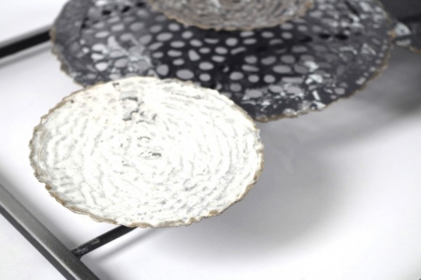 Metall Wandbild Blossom 91 cm