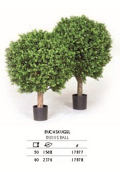 Buchskugel - Kunstbaumpflanze