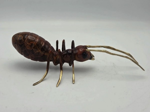 Ameise Bronzefigur 28 cm