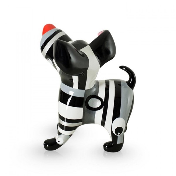 Deko Hund aus Fiberglas - Snoop Dog Silverline