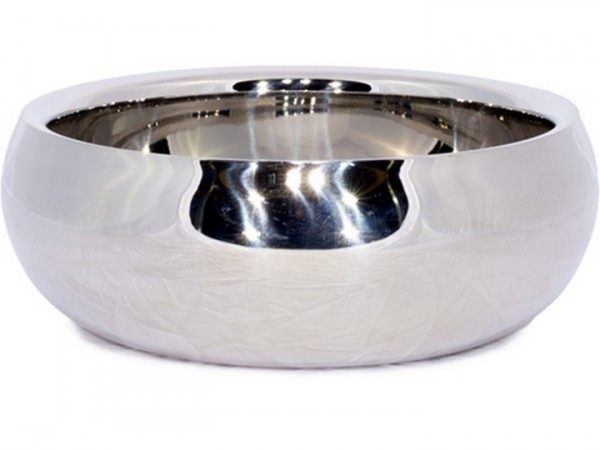 Polierte Edelstahlschale Lucido 30 cm