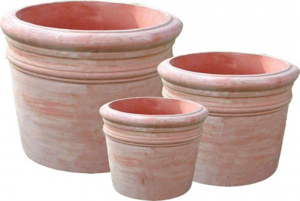 Terratopf Terrakotta 3er Set