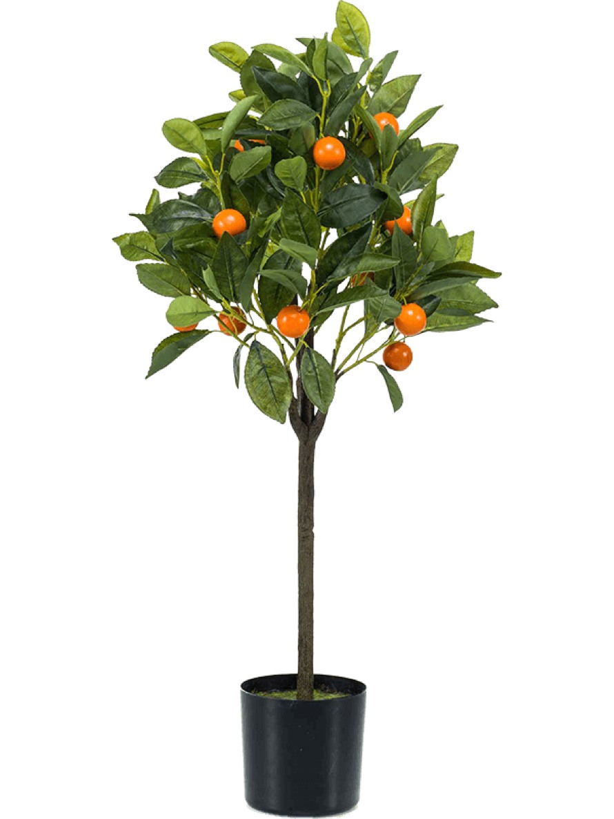 Orangenbaum Natura 56cm im Topf DP Kunstbaum Kunstpflanzen künstliche Pflanzen 