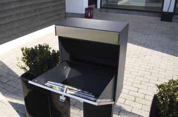 Allux-Grundform-Design-Briefkasten-offen