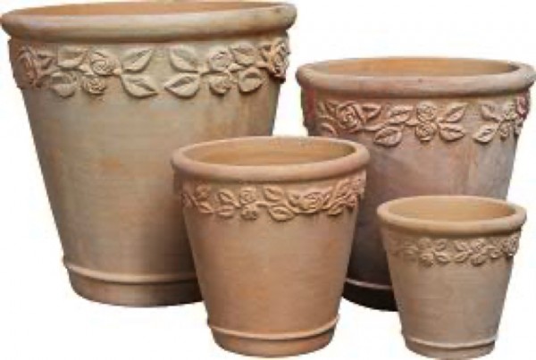 Terracotta Amezo Pflanztopf 4er Set