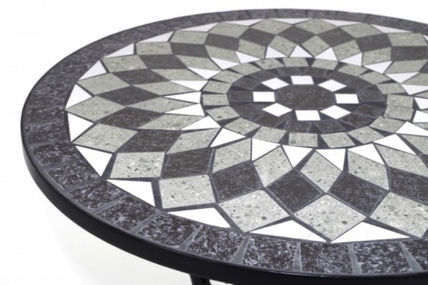 Mosaik Tisch aus Metall
