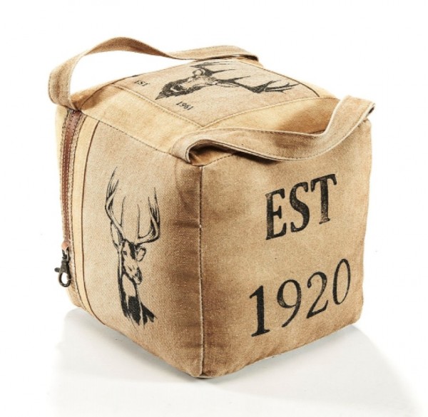 Türstopper Hirsch aus Canvas 25 cm