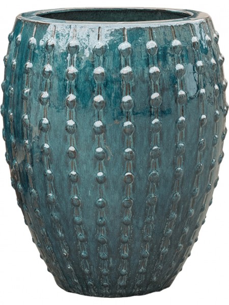 Laos Emperor Ozeanblau | Keramik Pflanzgefäß