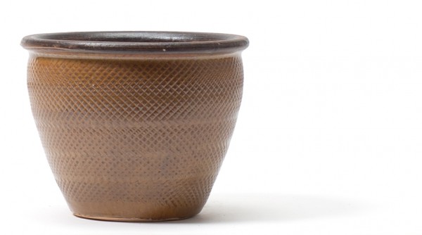 Boa - Cobra Steingut Keramiktopf Mokka