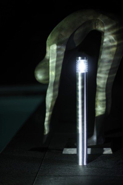 Argos LED Edelstahl Standleuchte