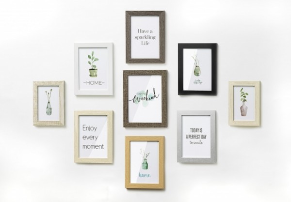 Shade Bilderrahmen 9er Set ´- verschiedene Größen