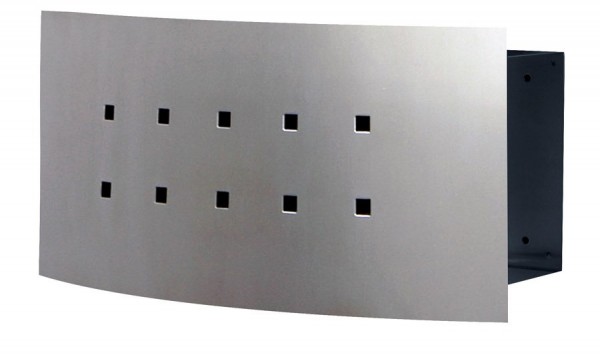 Zeitungsfach Edelstahl