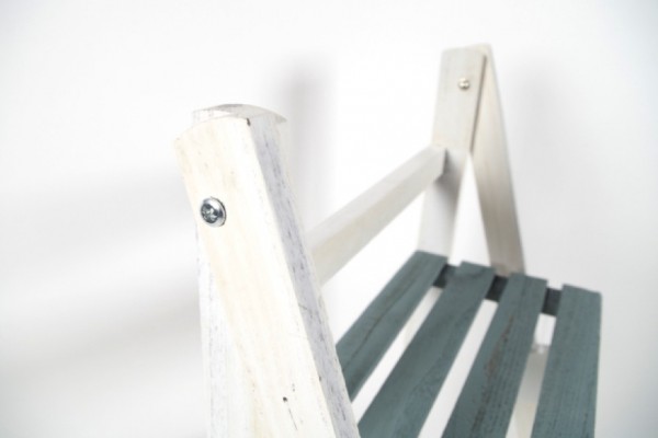 Vintage Holz Stufenregal