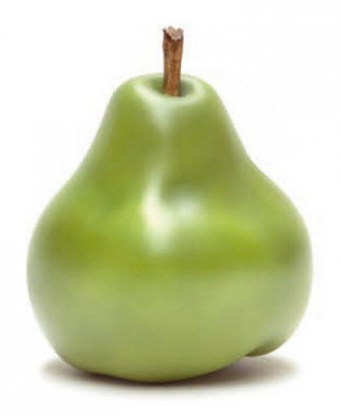 Keramik Birne grün | Cores da Terra