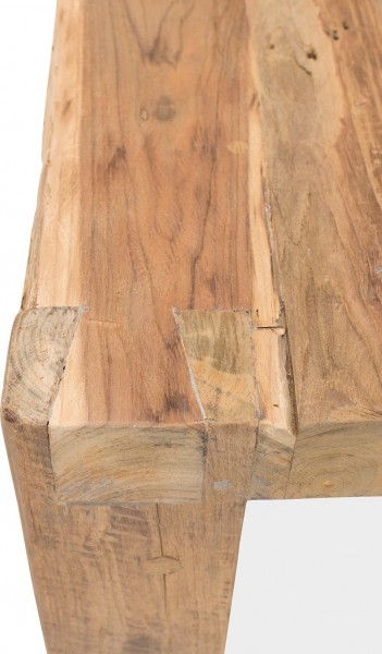 Happy hour Barsitzbank aus recyceltem Teakholz