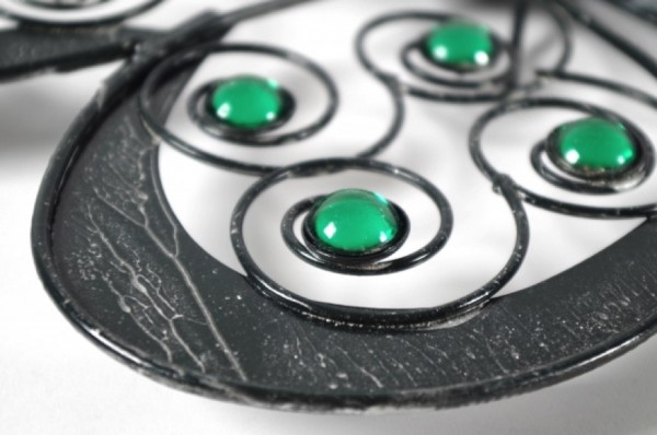 Deko Schmetterling Graubind aus Metall - 2er Set