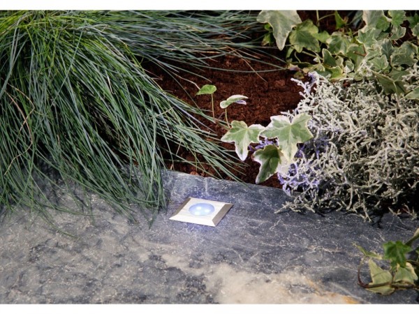 Atria LED Edelstahl Einbauleuchte