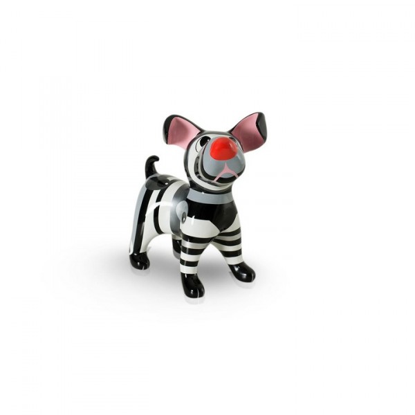 Deko Hund aus Fiberglas - Snoop Dog Silverline