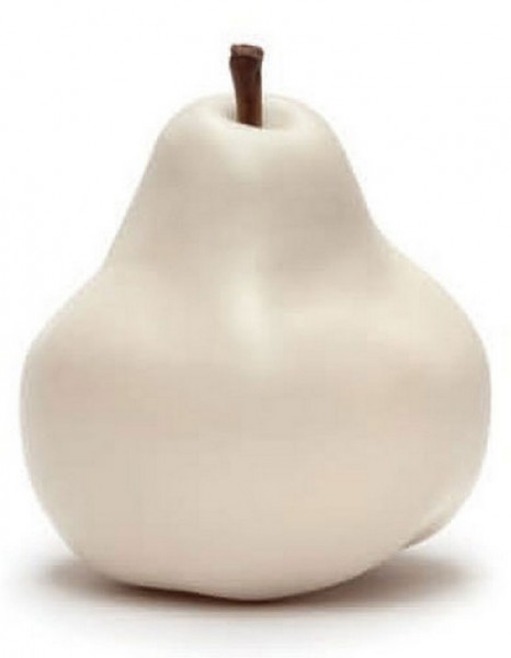Keramik Birne weiß | Cores da Terra
