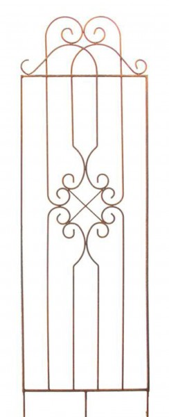 Wappen Rankhilfe aus Rostmetall 200 x 58 cm