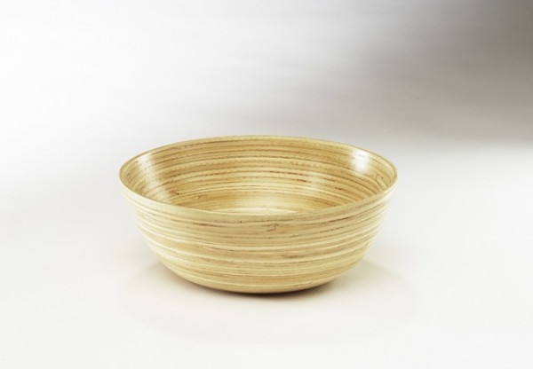 Dekoschale aus Bambus natur