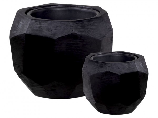 Black Slater Pot Pflanztopf 2er Set