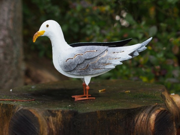 Seemöwe aus Metall 29 cm