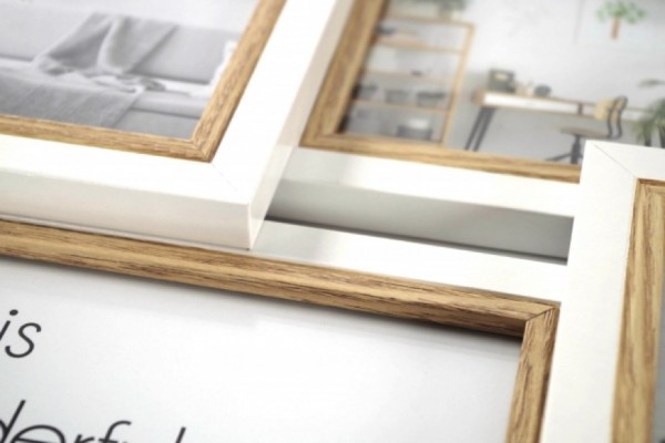 Holz Bilderrahmen Collage Big für 12 Bilder