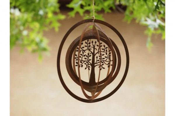 Baum Windspiel Eco-Rostmetall