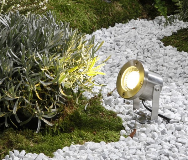 Garden Lights Catalpa Set LED Edelstahl Gartenleuchtenspots