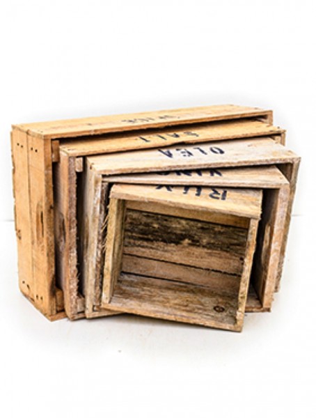 Holzkisten Satz