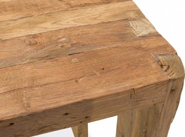 Happy hour Bartisch aus recyceltem Teakholz