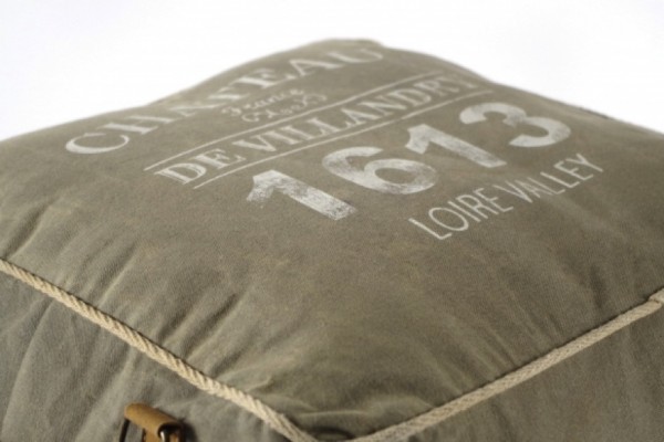 Chateau Canvas Sitzpouf eckig