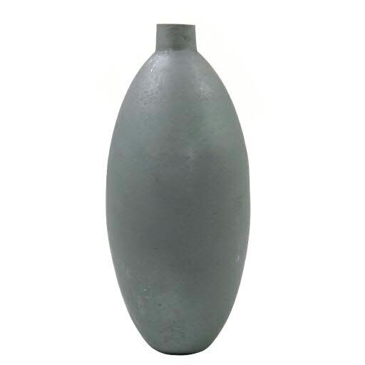 Anthrazit Vase aus Metall 26cm