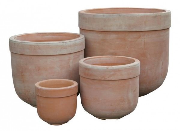 Pflanztopf 4er Set - Natur Terracotta