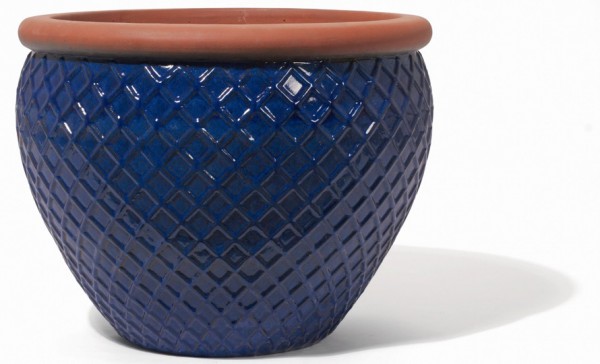 Shed Pflanzvase - FarmHouse Keramik Blau