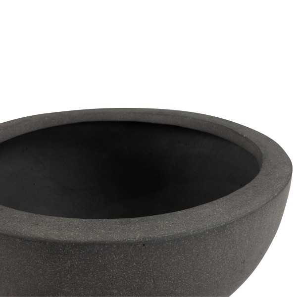 Ego Plus grey | Polystone Pflanzschale
