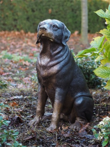 Rottweiler - Bronzefigur 64x35x44cm
