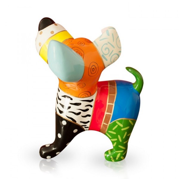 Deko Hund aus Fiberglas - Snoop Dog Multicolor