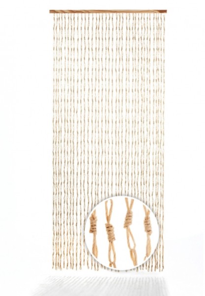 Türvorhang Circles Papierweiß 200 cm