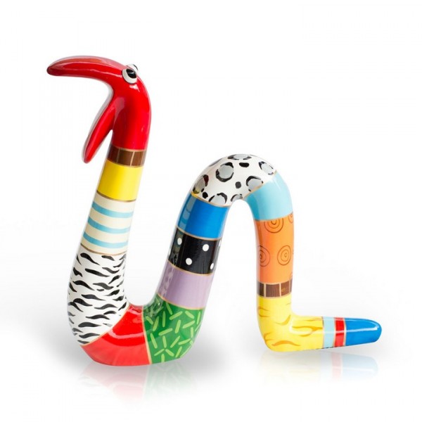 Schlange aus Fiberglas - Moving Snake Multicolor