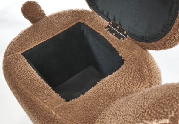 Kinderhocker Alpaka mit Staufach